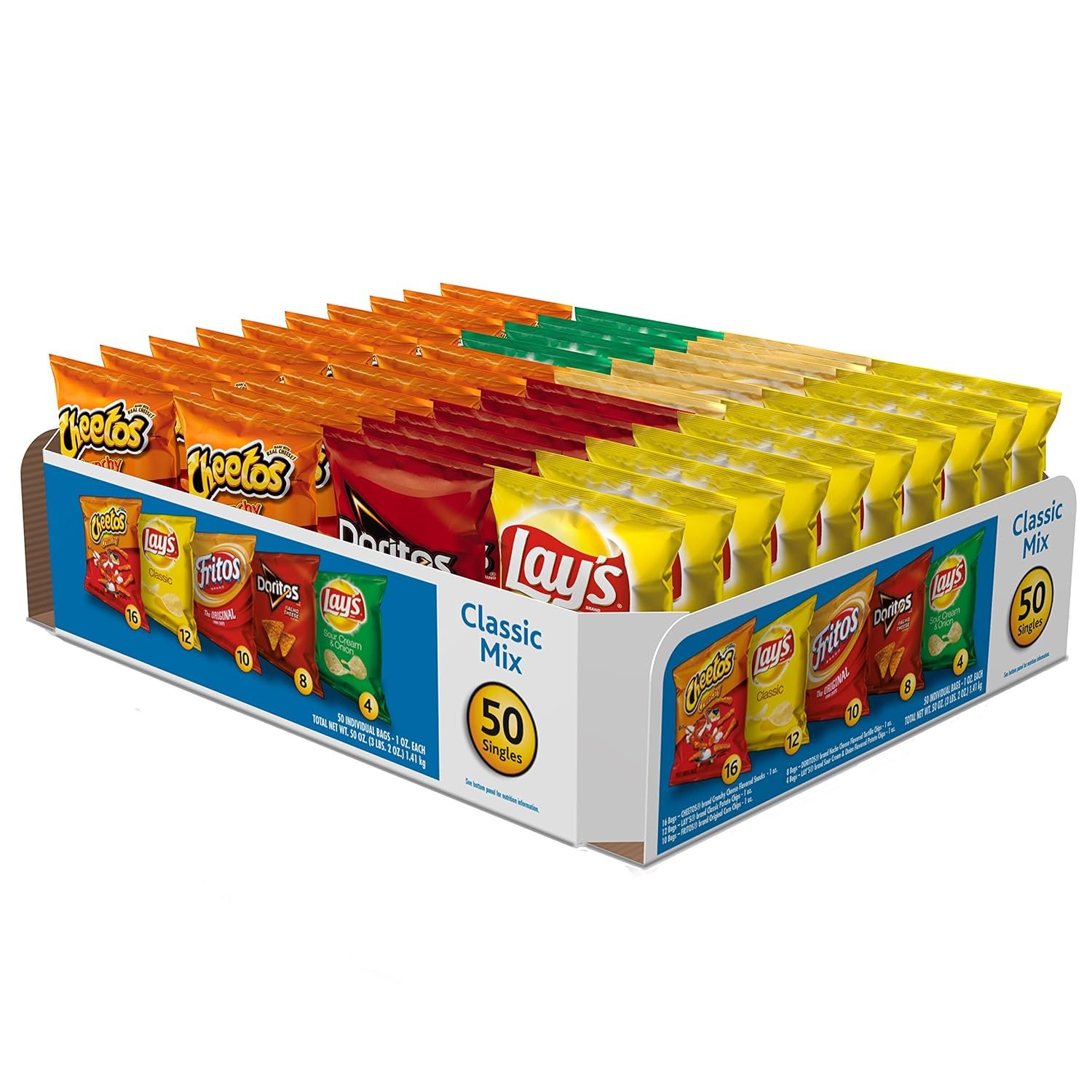 1-18.jpg Frito-Lay Classic Mix Variety Pack, 50Count - Image 1