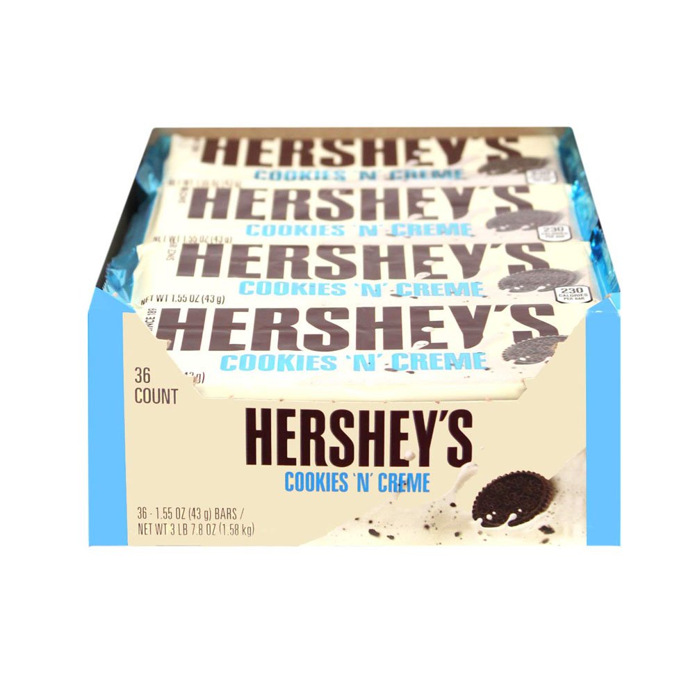 1-2-1.jpg Hershey's Cookies 'N' Cream Bars - 36CT - Image 1