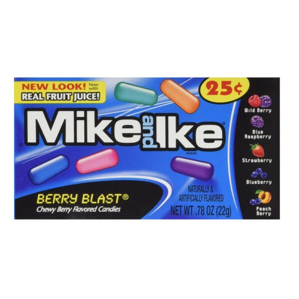 Mike and Ike Berry Blast (1 Box of 24 - .78oz Individual Packs)