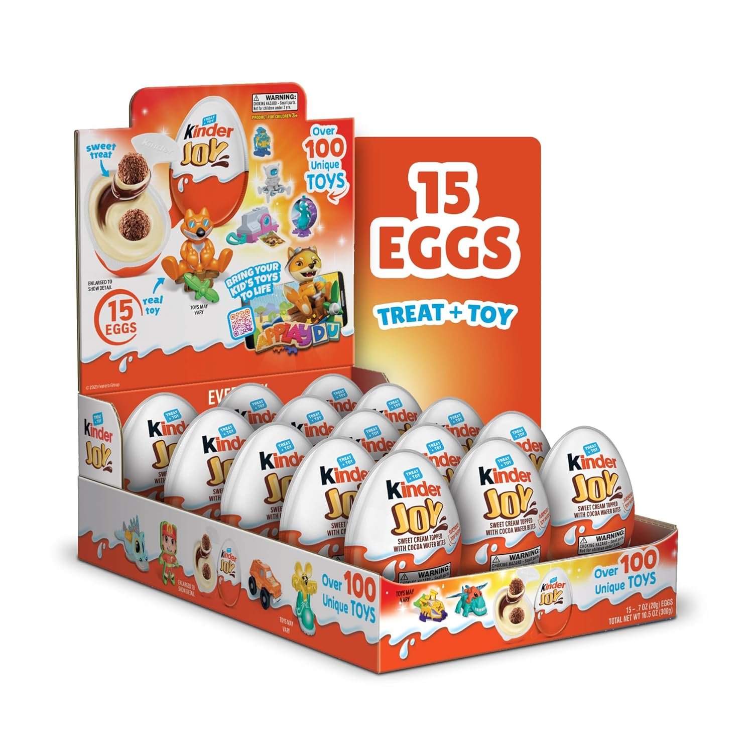 5-20.jpg Kinder Joy Eggs, Bulk 15 Eggs, Treat Plus Toy - Image 1