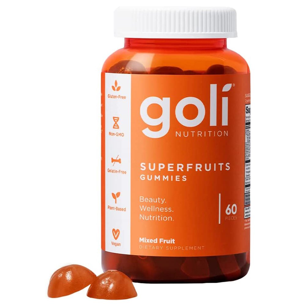 SuperFruits1.jpg Goli SuperFruits Beauty Gummy Vitamin - 60 Count - Image 1